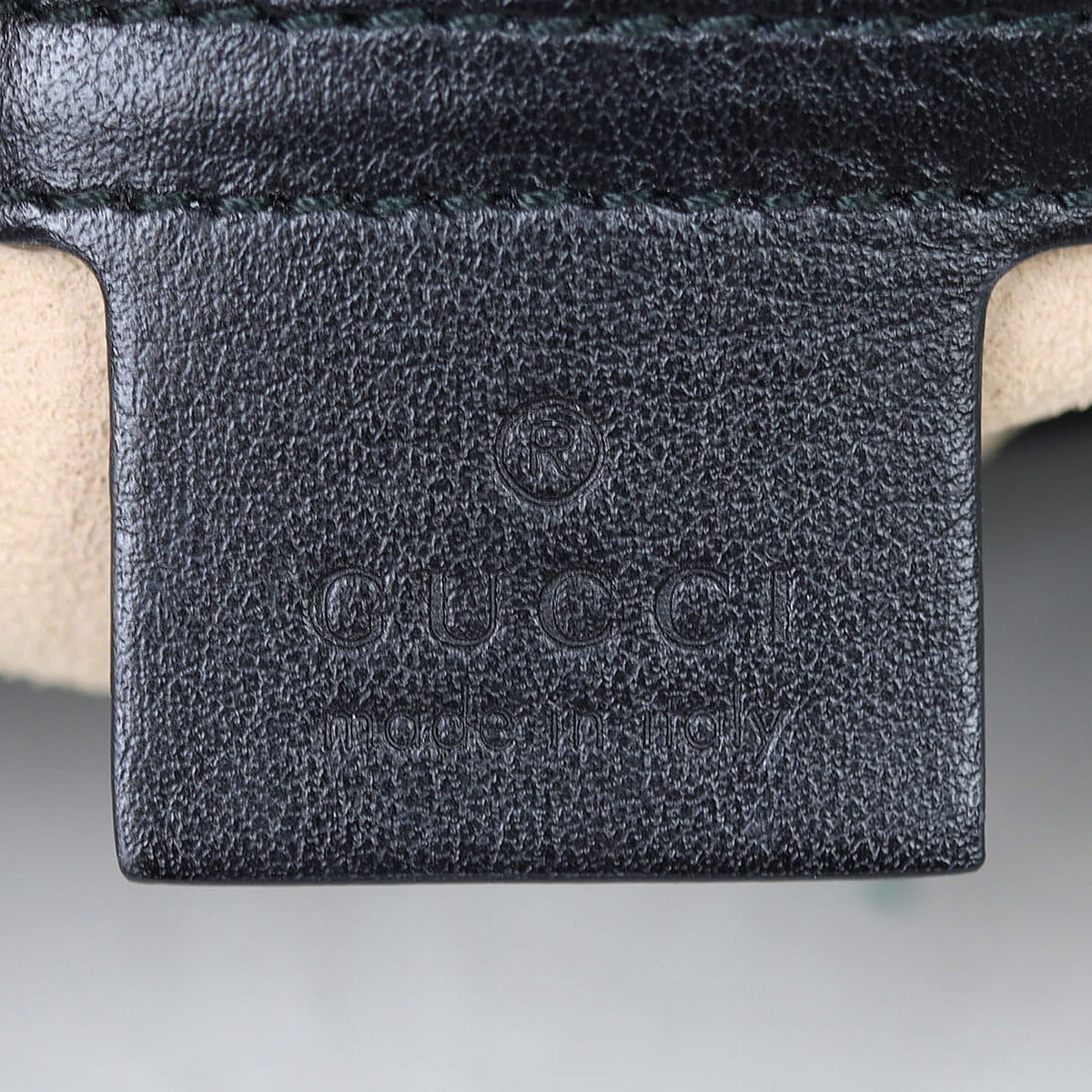 Gucci GG Marmont Matelasse Small Shoulder Bag Interior Stamp