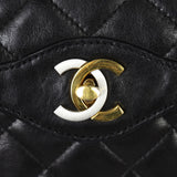 Chanel Two Tone CC Double Flap