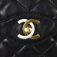 Chanel Two Tone CC Double Flap
