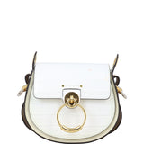 Chloe Tess Small Croc-Embossed