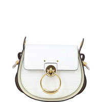 Chloe Tess Small Croc-Embossed