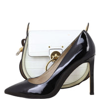 Chloe Tess Small Croc-Embossed