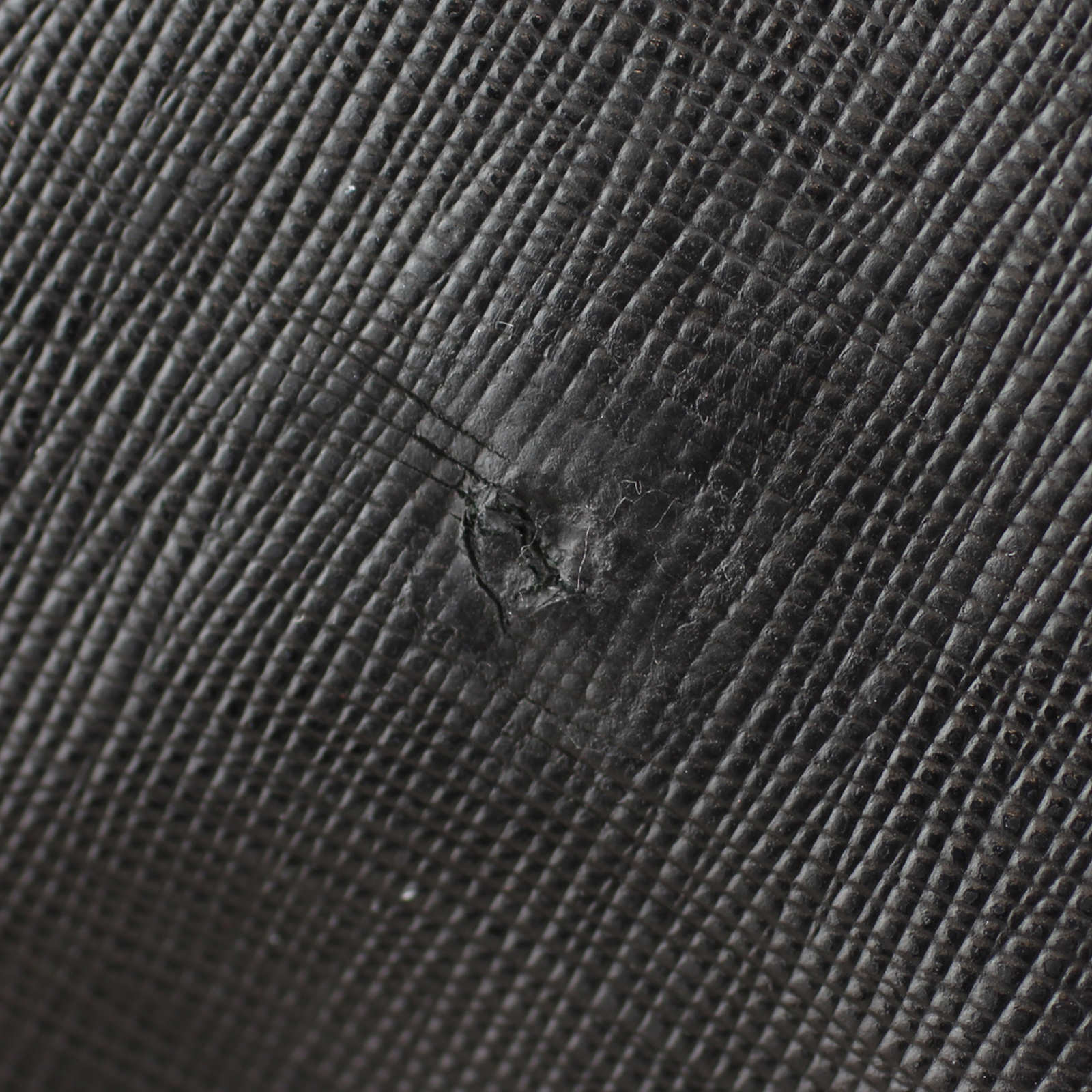 Prada Saffiano Lux Double-zip Tote Large Flaw