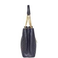 Saint Laurent Chevron Shopping Tote