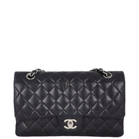 Chanel Classic Double Flap Medium | Black Lambskin 12 Series