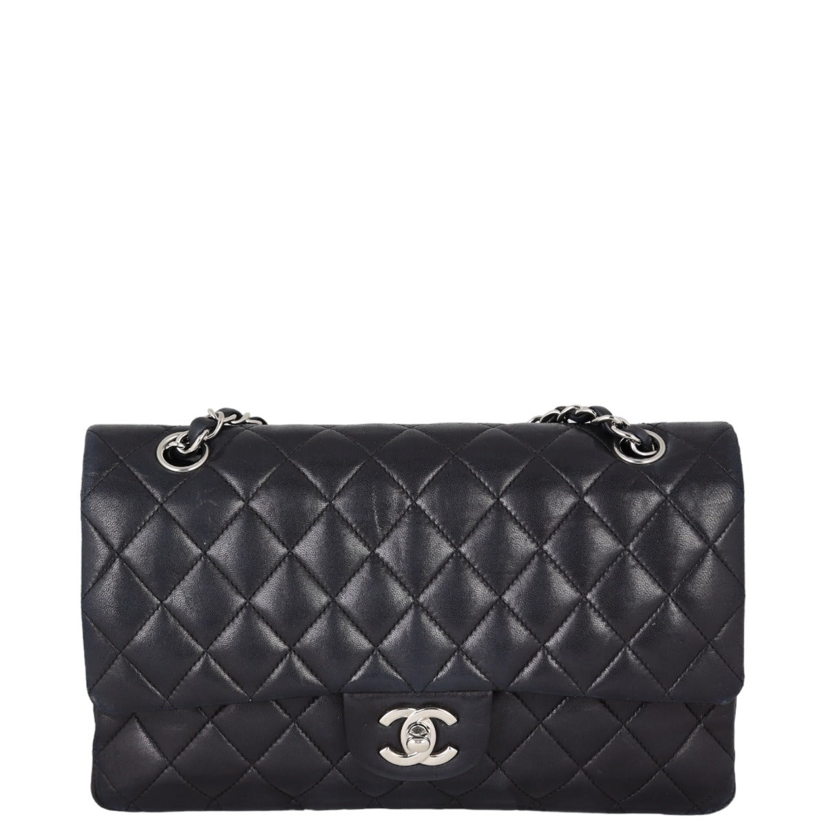 Chanel Classic Double Flap Medium | Black Lambskin 12 Series