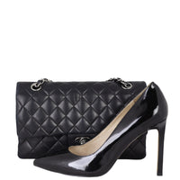 Chanel Classic Double Flap Medium | Black Lambskin 12 Series