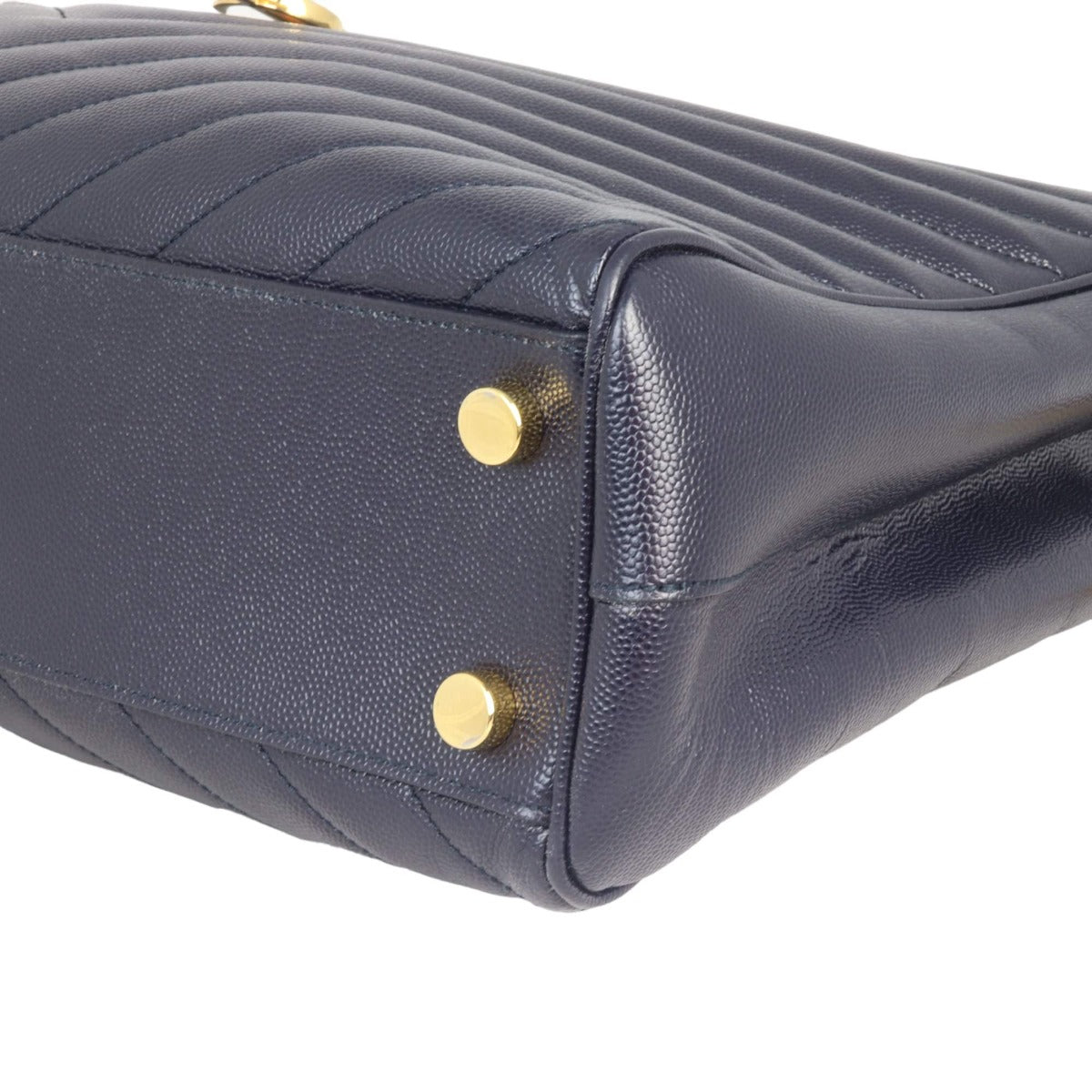 Saint Laurent Chevron Shopping Tote