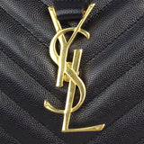 Saint Laurent Chevron Shopping Tote