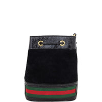 Gucci Ophidia Suede Bucket Bag Mini