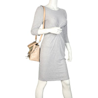 Chloe Faye Day Bag Medium Croc-Embossed