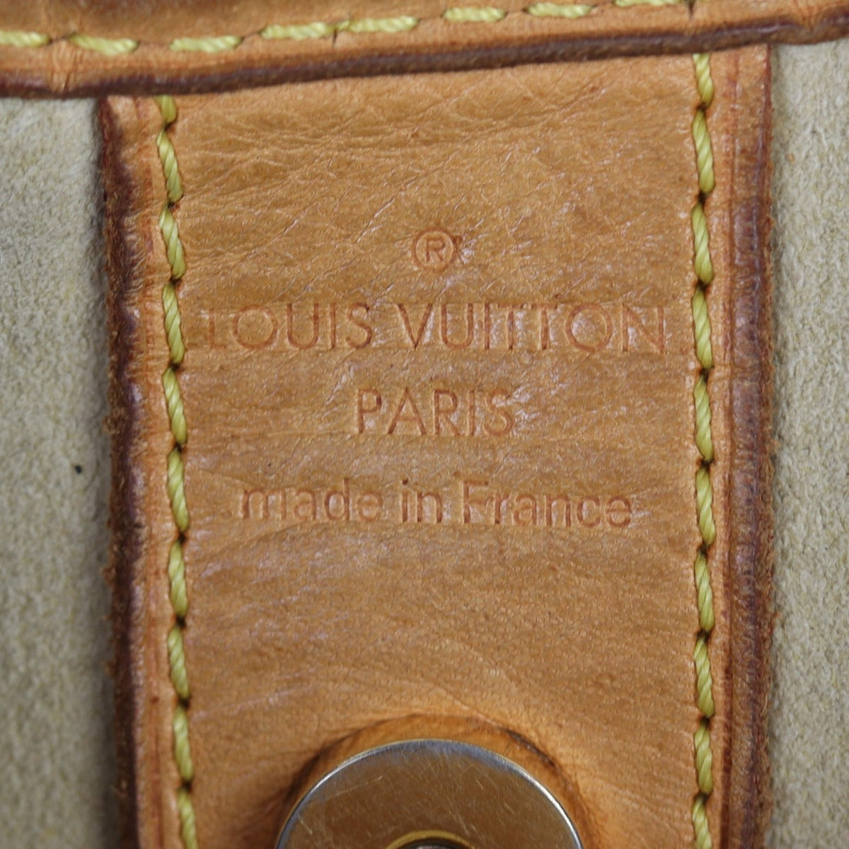 Louis Vuitton Galliera GM Damier Azur Interior Stamp