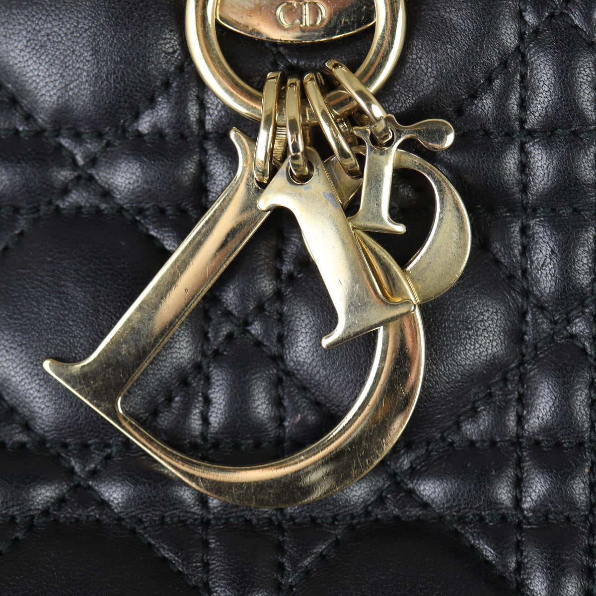 Dior Lady Dior Shopping Tote Hardware