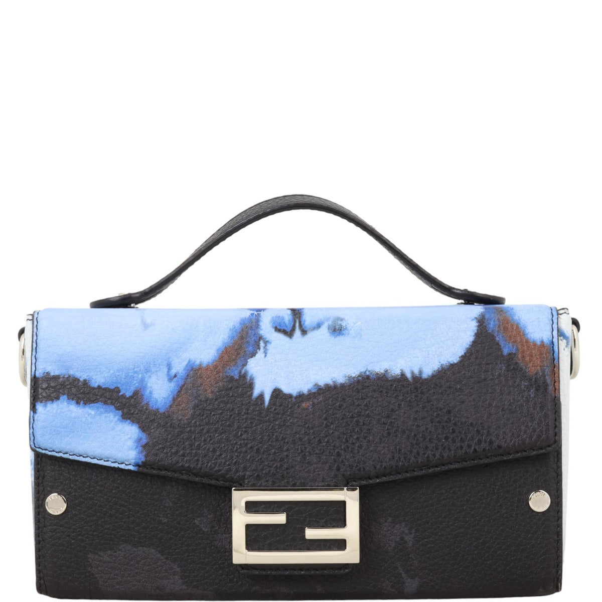 Fendi Baguette Soft Trunk Printed Leather