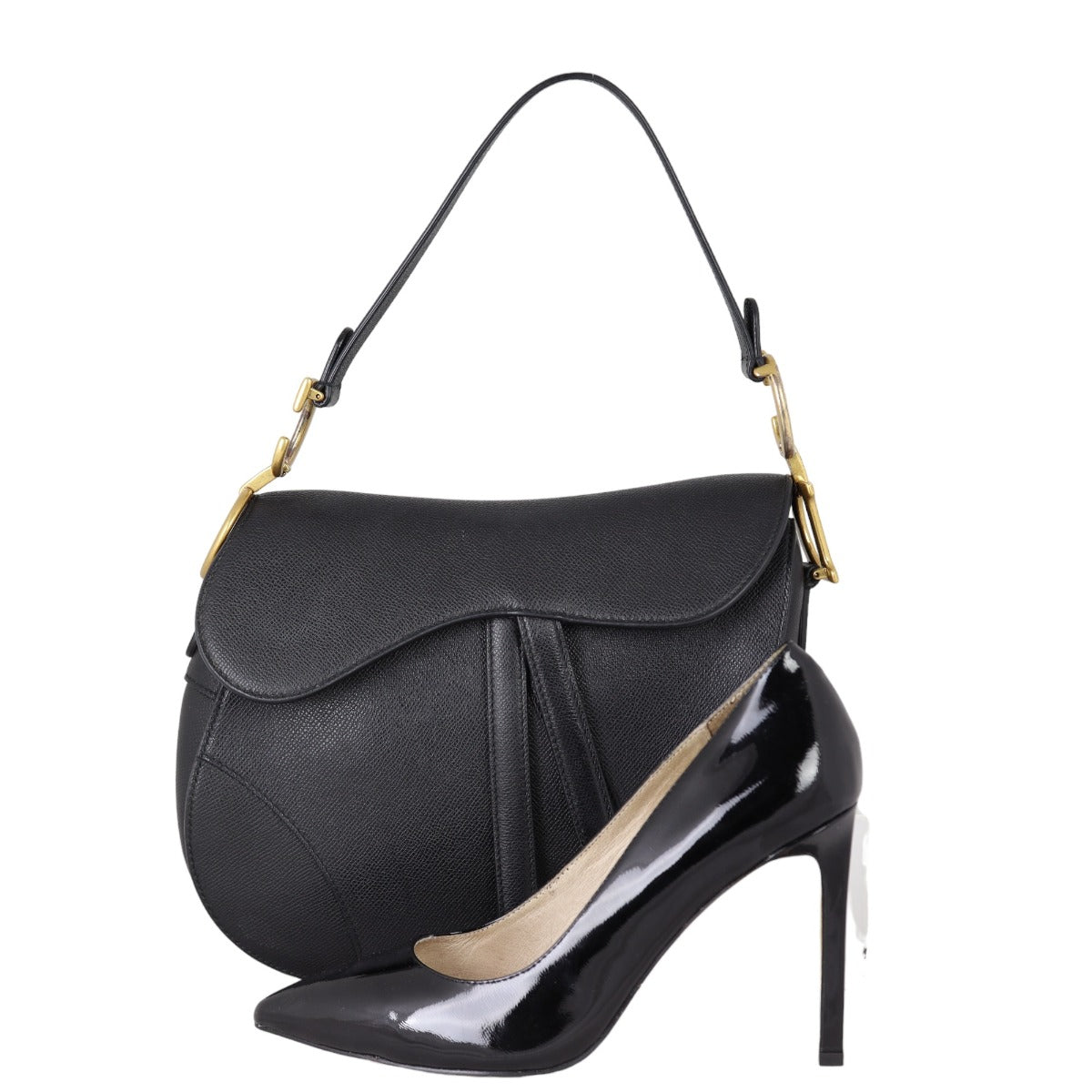 Dior Saddle Bag with Embroidered Strap