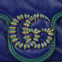 Gucci GG Marmont Matelasse Super Mini Shoulder Bag Logo