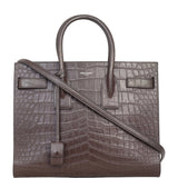 Saint Laurent Sac de Jour Small Croc-Embossed