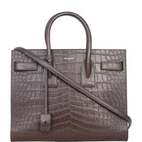 Saint Laurent Sac de Jour Small Croc-Embossed