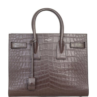 Saint Laurent Sac de Jour Small Croc-Embossed