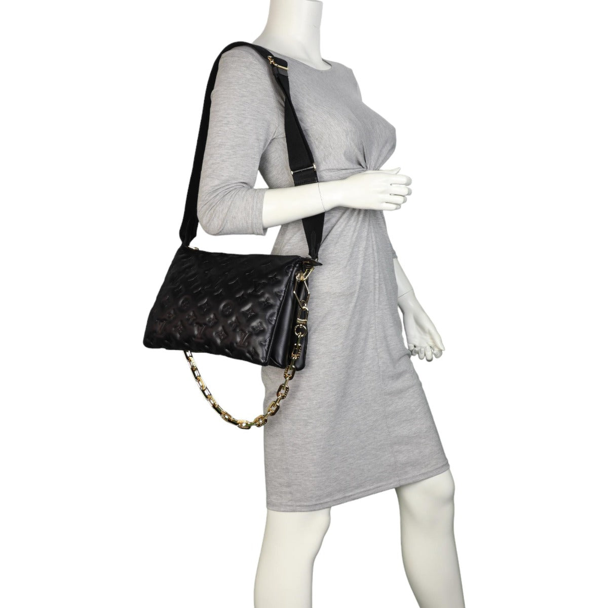 Louis Vuitton Coussin PM Monogram Embossed Lambskin