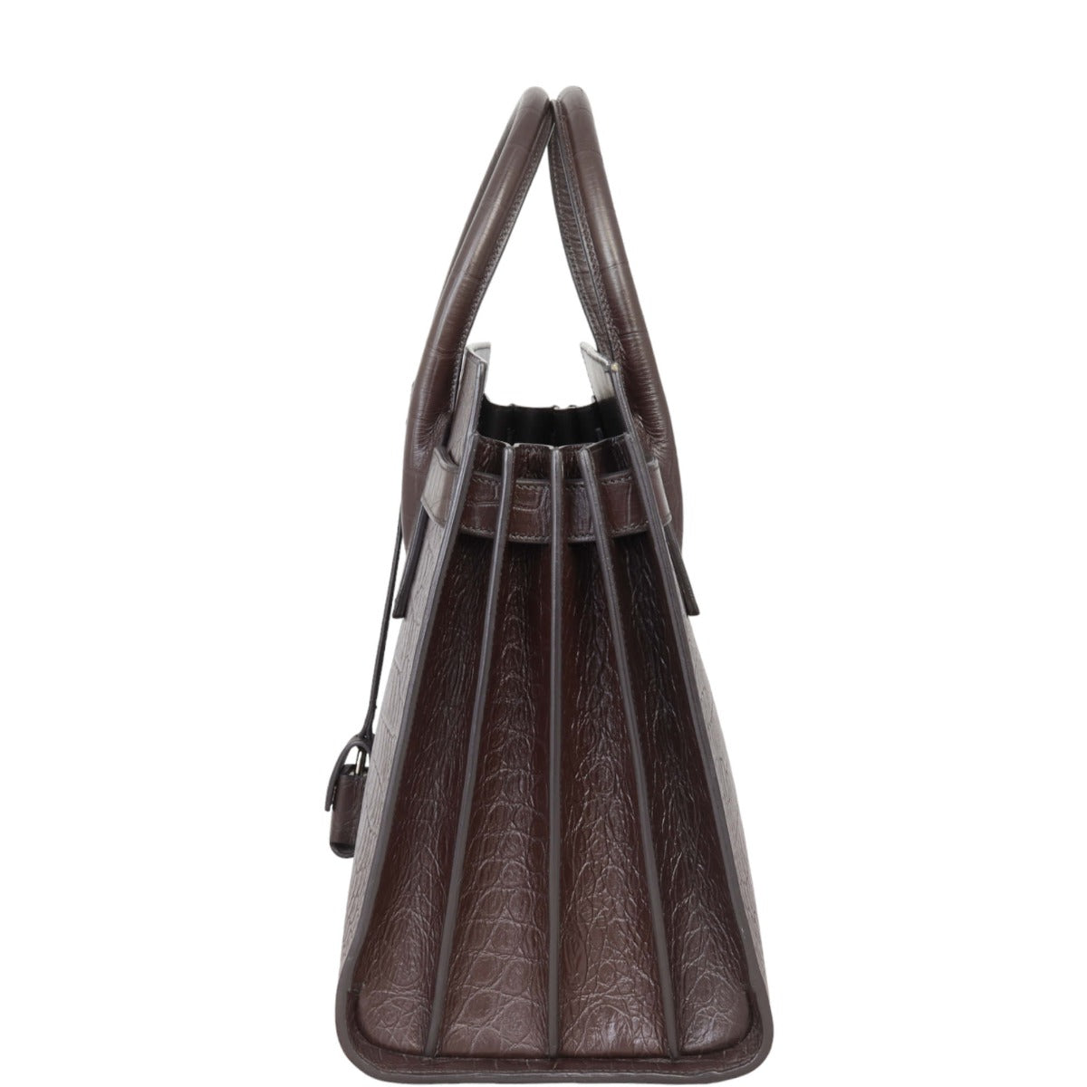 Saint Laurent Sac de Jour Small Croc-Embossed