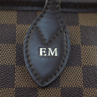 Louis Vuitton Neverfull MM Damier Ebene Hot Stamping
