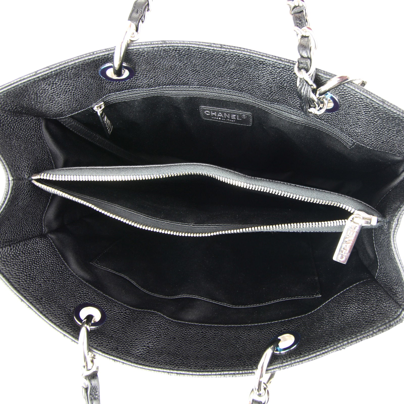 Chanel Grand Shopping Tote Interior