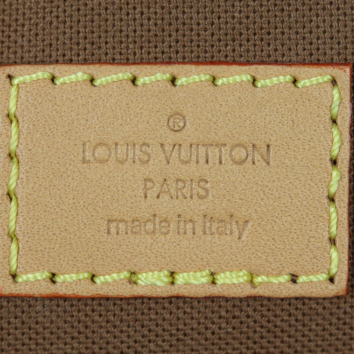Louis Vuitton Petit Sac Plat Monogram Interior Stamp