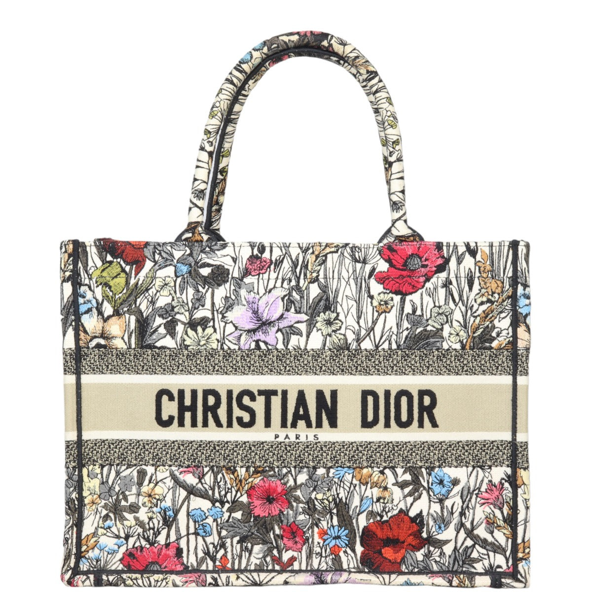 Dior Book Tote Medium Mille Fleurs