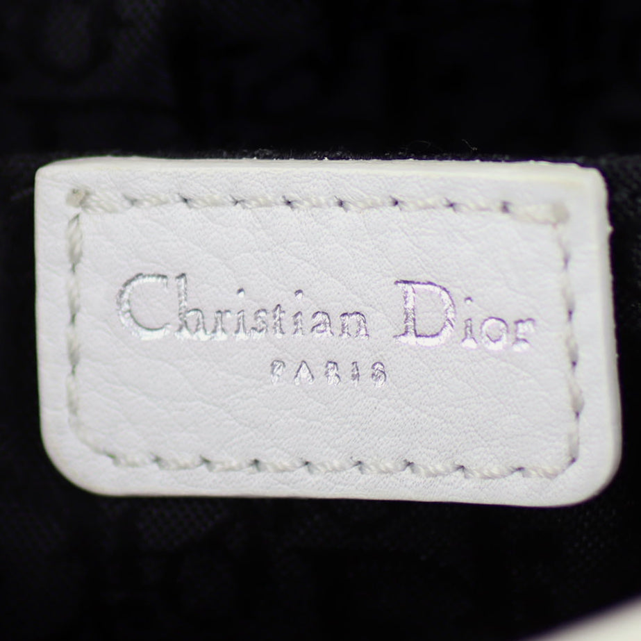 Dior Logo Charm Pochette Stamp