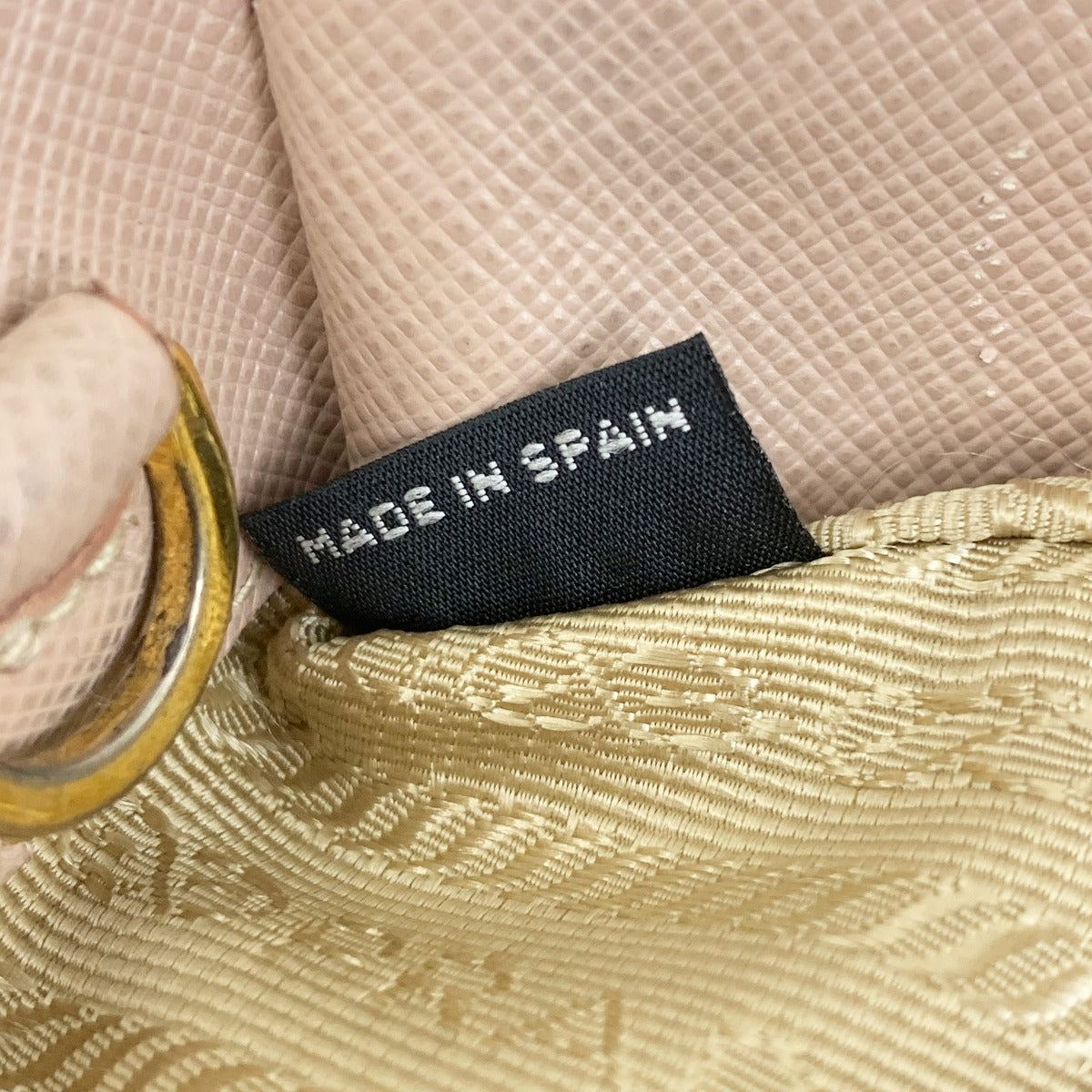 Prada Saffiano Lux Galleria Double Zip Tote Small Made In Tag