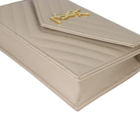 Saint Laurent Cassandre Envelope Chain Wallet