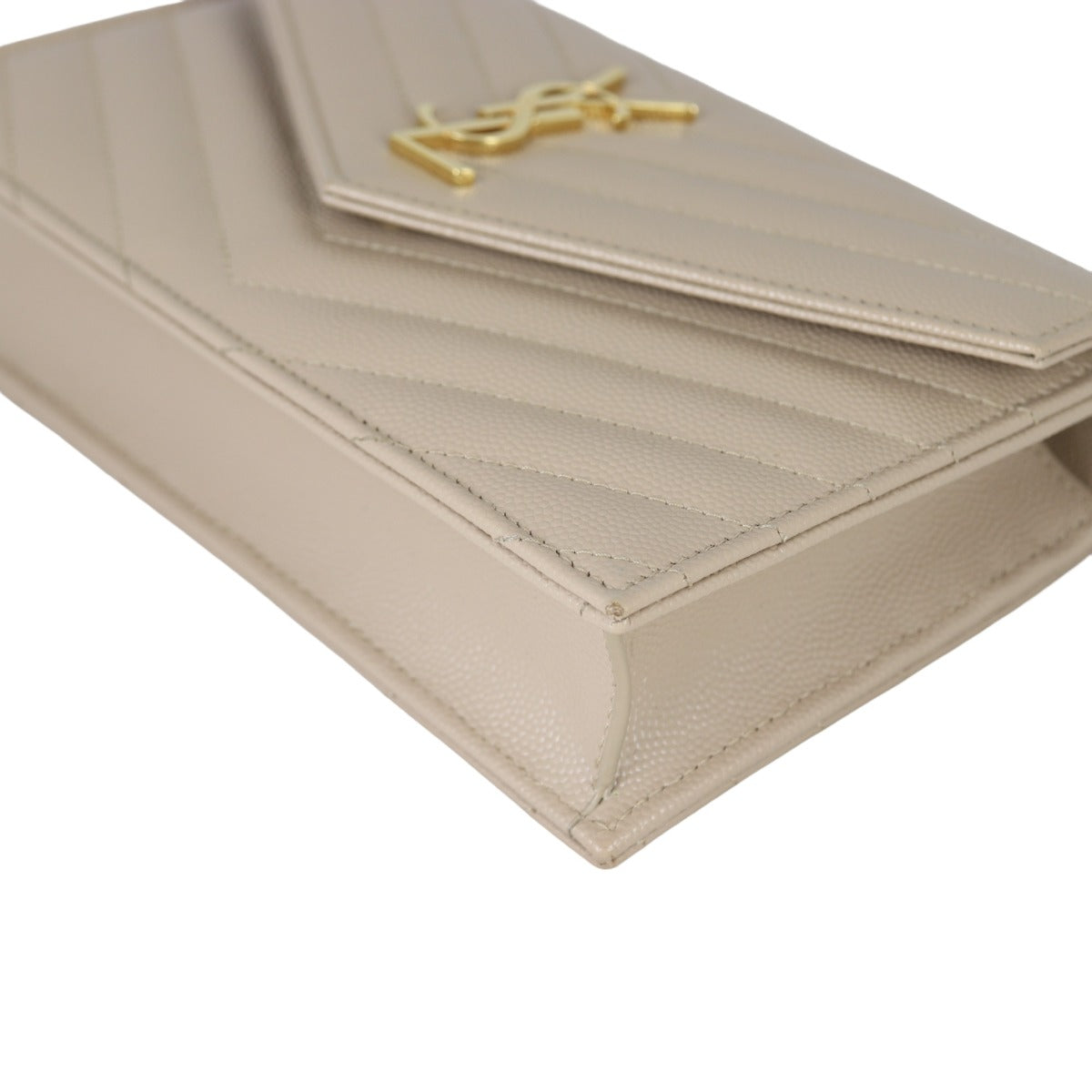 Saint Laurent Cassandre Envelope Chain Wallet