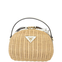 Prada Saffiano Odette Basket Handle Bag