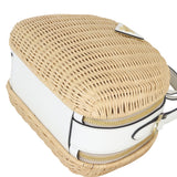 Prada Saffiano Odette Basket Handle Bag