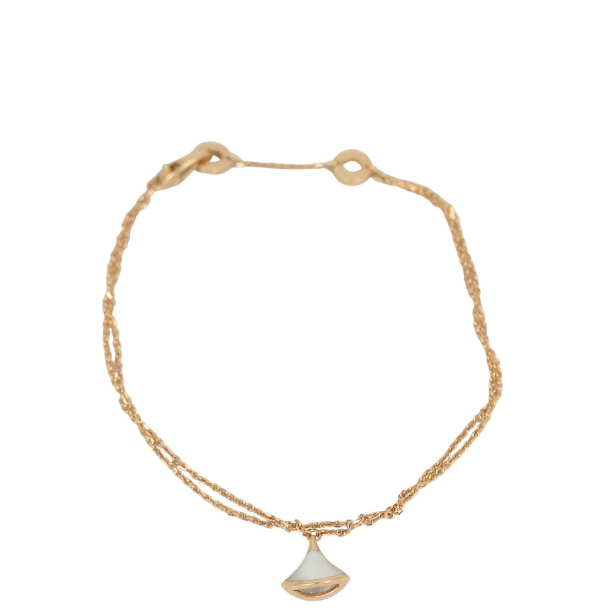 Bvlgari Diva's Dream 1 Motif 18k Rose Gold Mother of Pearl Bracelet