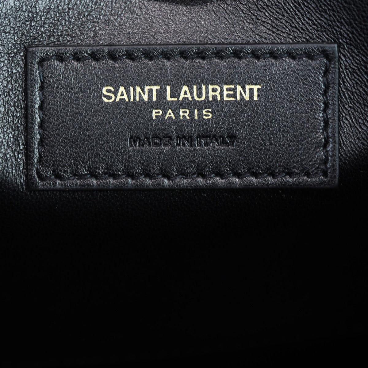 Saint Laurent Spontini Medium Suede Interior Stamp