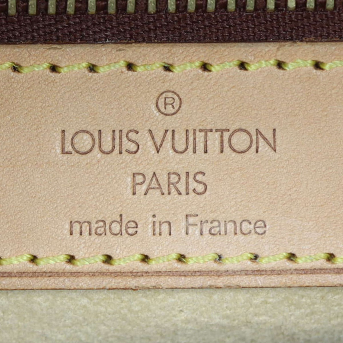 Louis Vuitton Luco Tote Monogram Interior Stamp