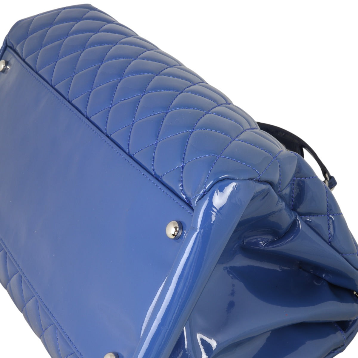 Chanel Mademoiselle Bowler Bag Large Patent