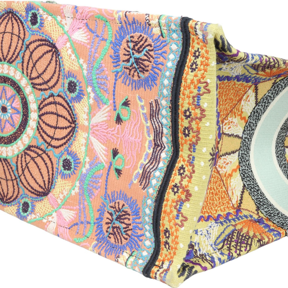 Dior Book Tote Large Embroidered Lights