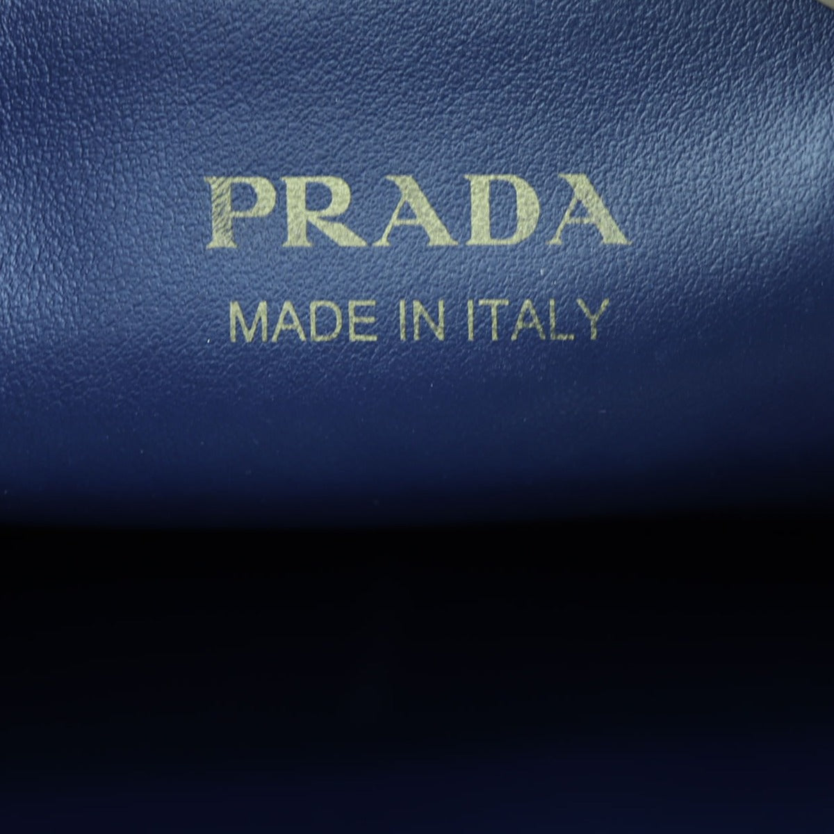 Prada Saffiano Cuir Monochrome Medium Bag Interior Stamp