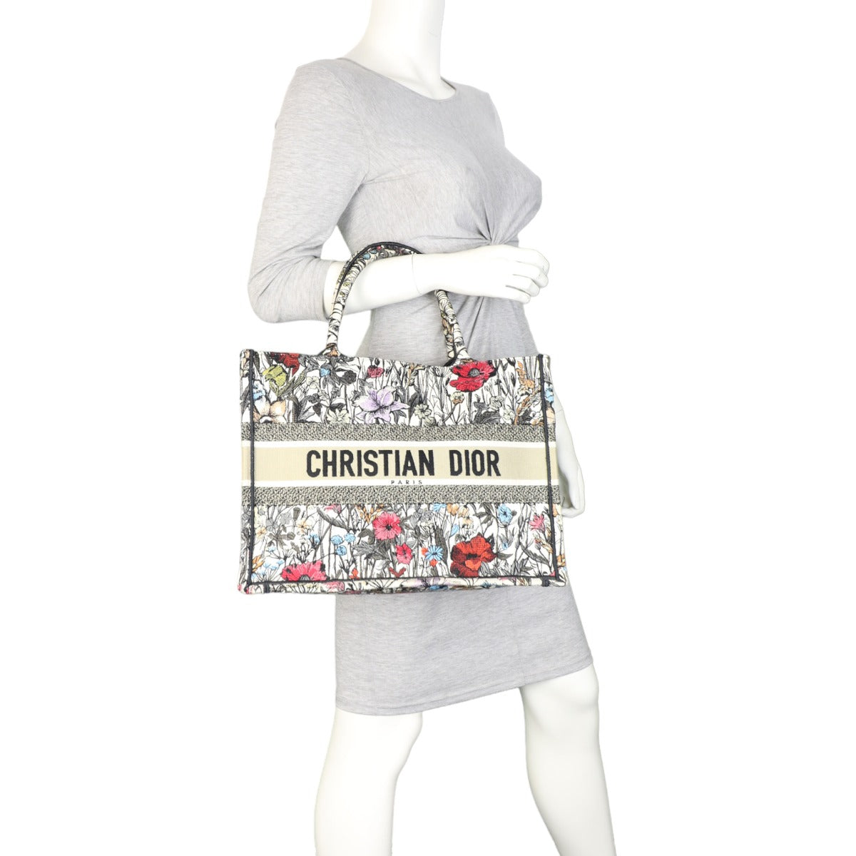 Dior Book Tote Medium Mille Fleurs