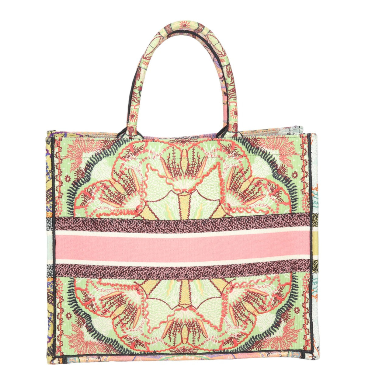 Dior Book Tote Large Embroidered Lights