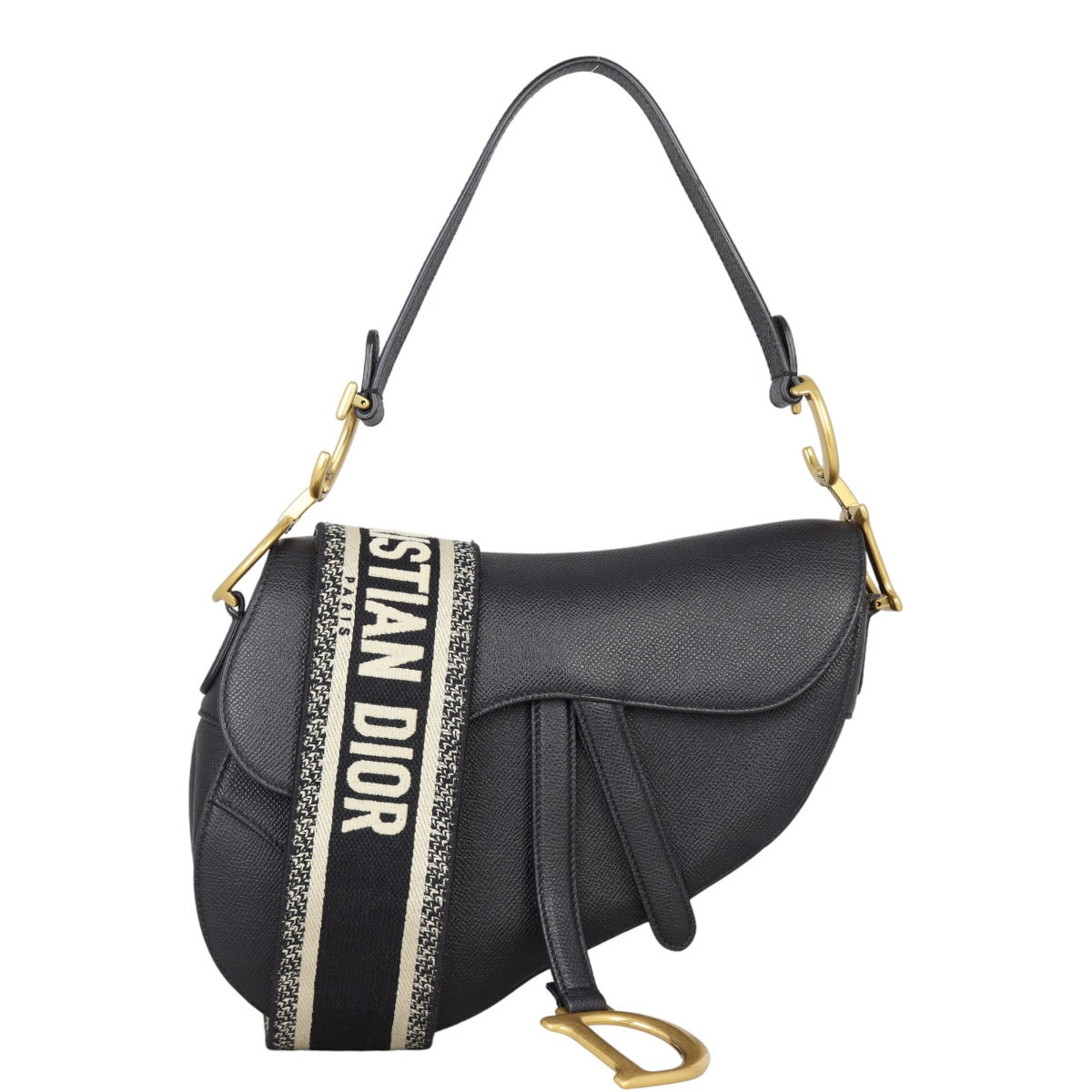 Dior Saddle Bag with Embroidered Strap
