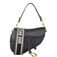 Dior Saddle Bag with Embroidered Strap