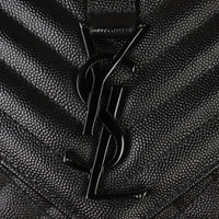 Saint Laurent Monogram Mix Matelasse Envelope Chain Bag Large Hardware
