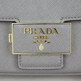 Prada Saffiano Embleme Shoulder Bag Hardware