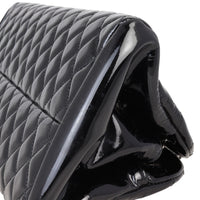 Chanel Just Mademoiselle Bowler Bag Medium Patent | Black