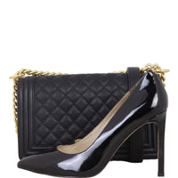 Chanel Boy Old Medium | Black