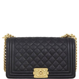 Chanel Boy Old Medium | Black